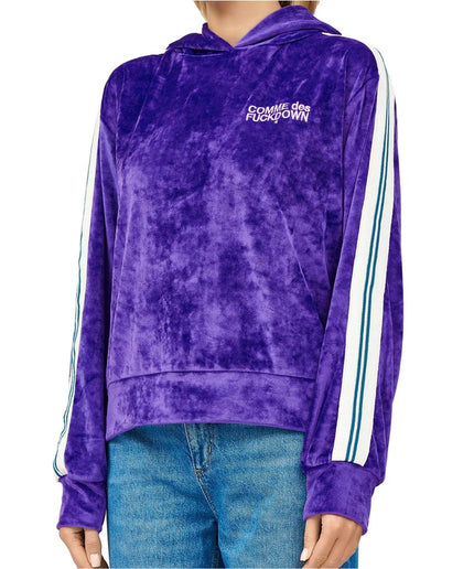 Comme Des Fuckdown Purple Polyester Sweater