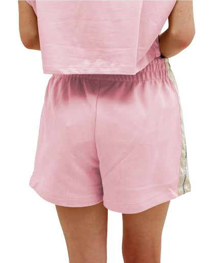 Comme Des Fuckdown Pink Cotton Short