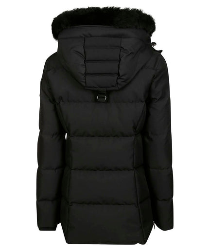 Moose Knuckles Black Polyester Jacket & Coat