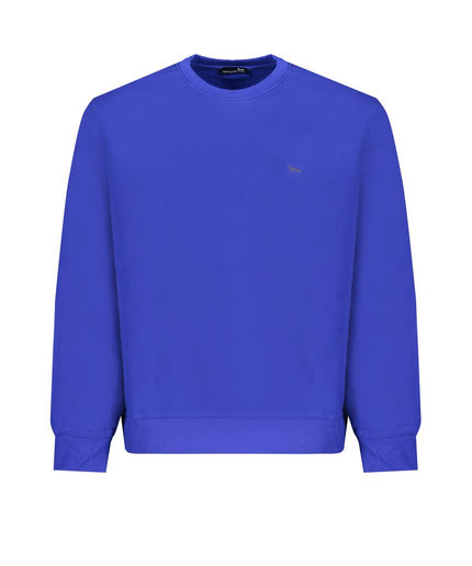 Harmont & Blaine Blue Cotton Sweater