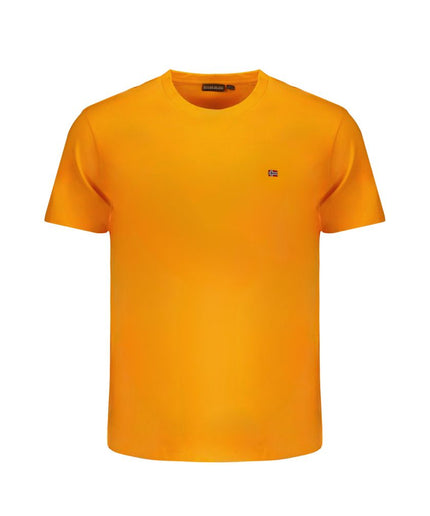 Napapijri Orange Cotton T-Shirt