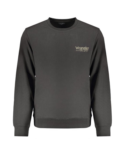 Wrangler Black Cotton Sweater