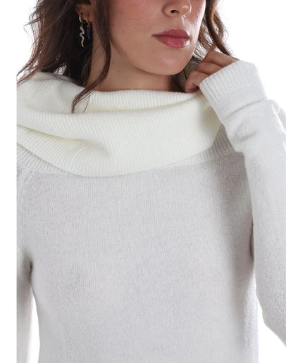 Yes Zee White Viscose Sweater