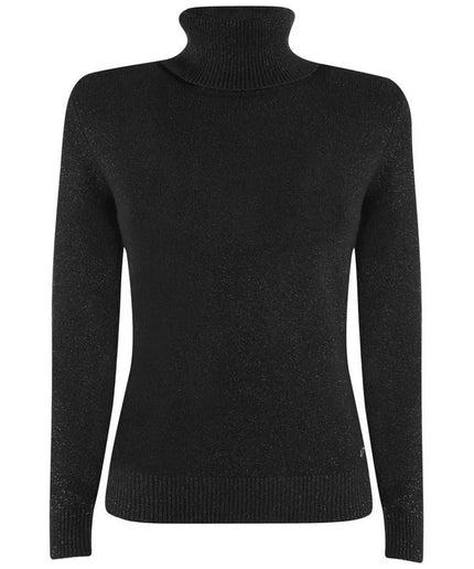 Yes Zee Black Viscose Sweater