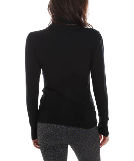 Yes Zee Black Viscose Sweater