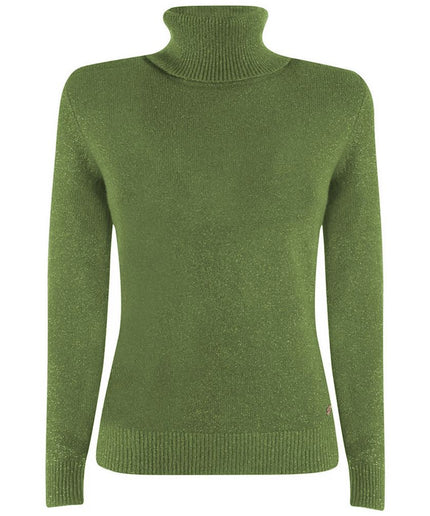 Yes Zee Green Viscose Sweater