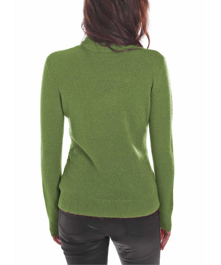 Yes Zee Green Viscose Sweater