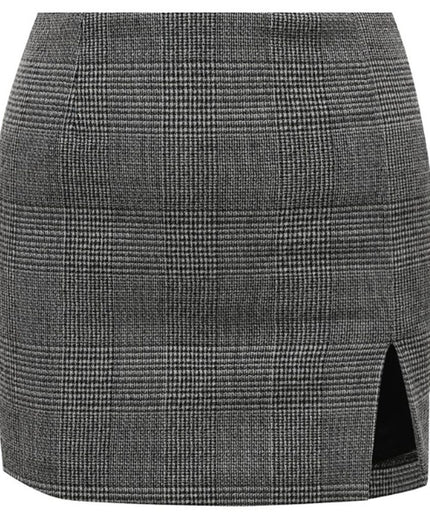 PINKO Black Wool Skirt