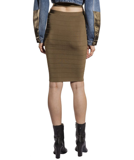 PINKO Army Viscose Skirt