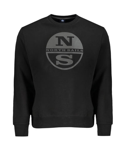 North Sails Black Cotton Sweater