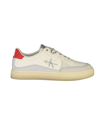 Calvin Klein White Polyester Sneaker