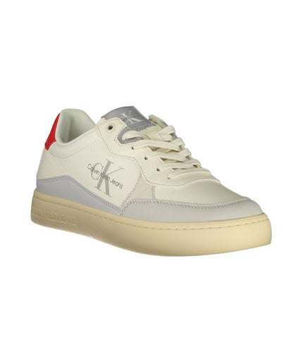 Calvin Klein White Polyester Sneaker