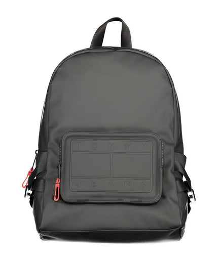 Tommy Hilfiger Black Polyester Backpack