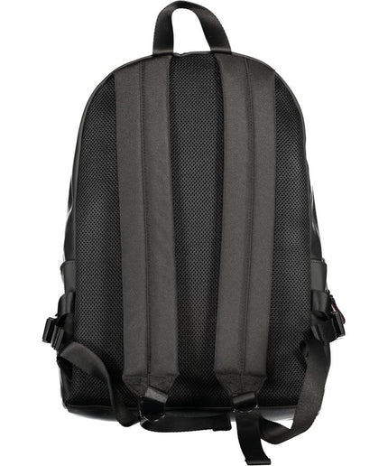 Tommy Hilfiger Black Polyester Backpack