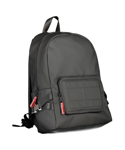 Tommy Hilfiger Black Polyester Backpack