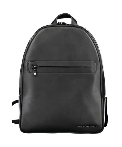 Tommy Hilfiger Black Polyester Backpack