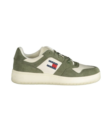 Tommy Hilfiger Green Polyester Sneaker