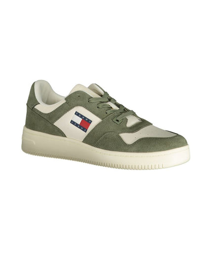 Tommy Hilfiger Green Polyester Sneaker