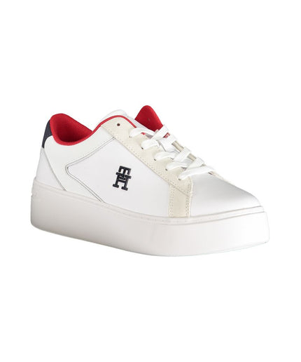 Tommy Hilfiger White Polyester Sneaker