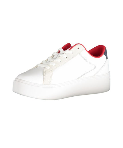 Tommy Hilfiger White Polyester Sneaker