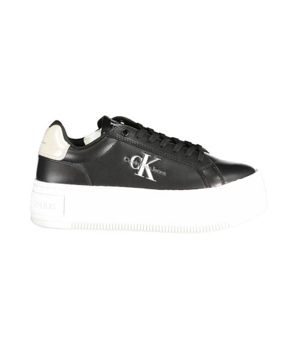 Calvin Klein Black Polyester Sneaker