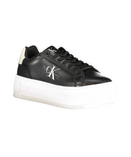 Calvin Klein Black Polyester Sneaker