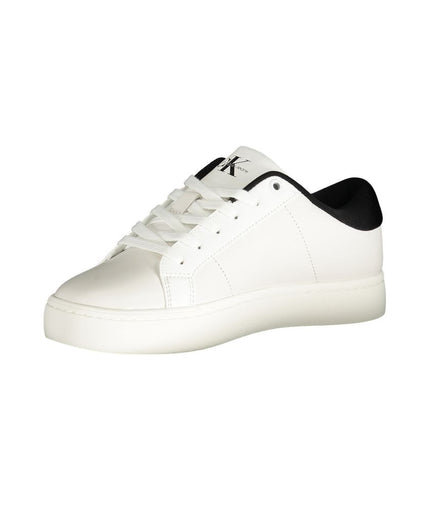 Calvin Klein White Polyester Sneaker