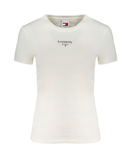 Tommy Hilfiger White Cotton Tops & T-Shirt