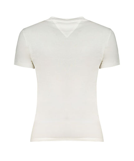 Tommy Hilfiger White Cotton Tops & T-Shirt