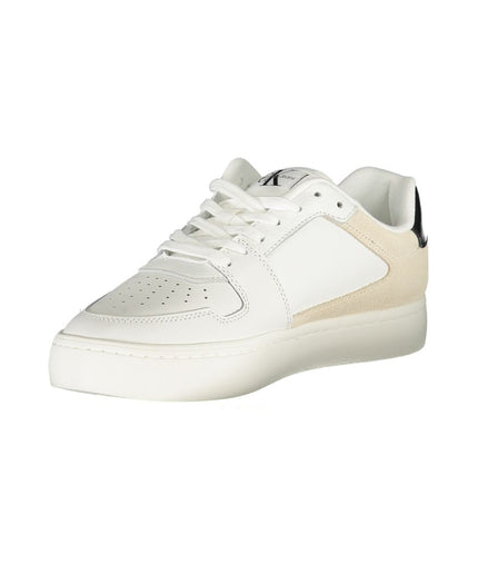 Calvin Klein White Polyester Sneaker