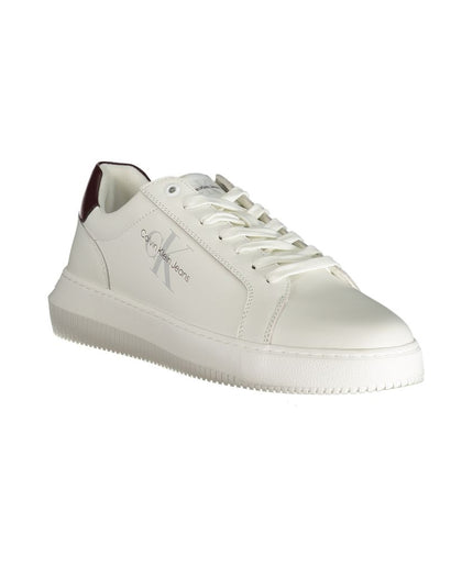 Calvin Klein White Polyester Sneaker