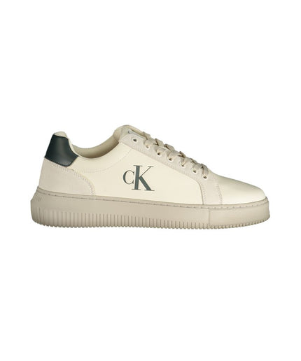 Calvin Klein White Polyester Sneaker