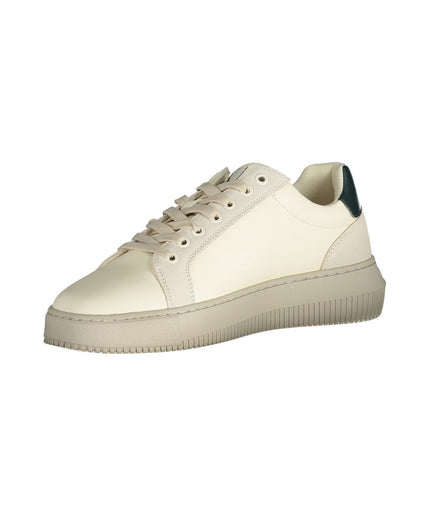 Calvin Klein White Polyester Sneaker