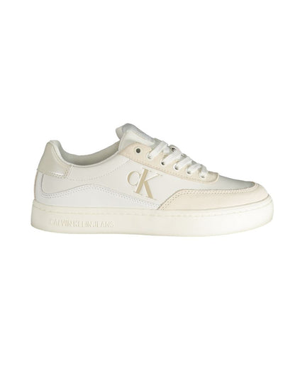 Calvin Klein White Polyester Sneaker