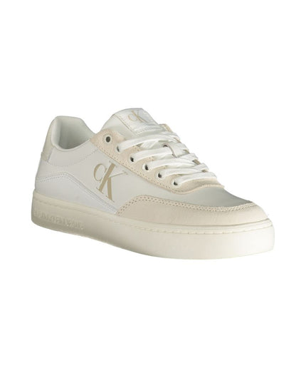 Calvin Klein White Polyester Sneaker