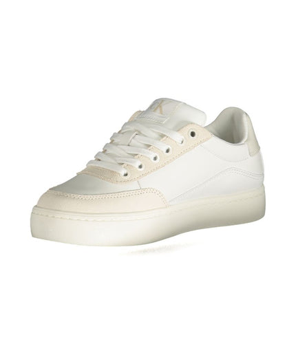 Calvin Klein White Polyester Sneaker