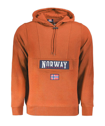 Norway 1963 Brown Cotton Men Sweater