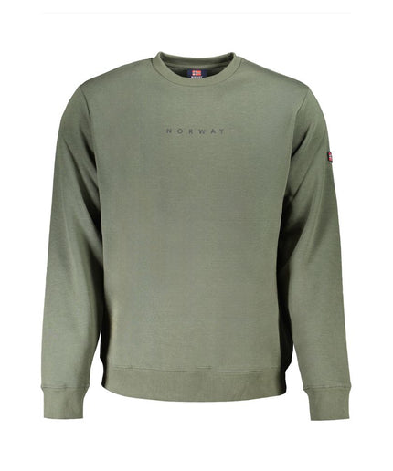 Norway 1963 Green Cotton Men Sweater