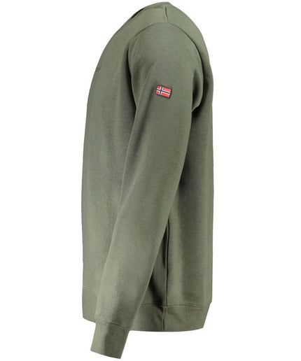 Norway 1963 Green Cotton Men Sweater