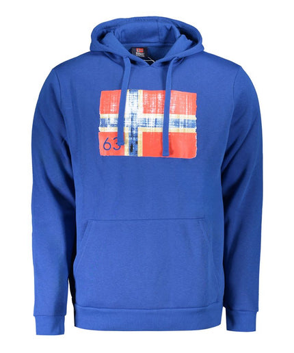 Norway 1963 Blue Cotton Men Sweater