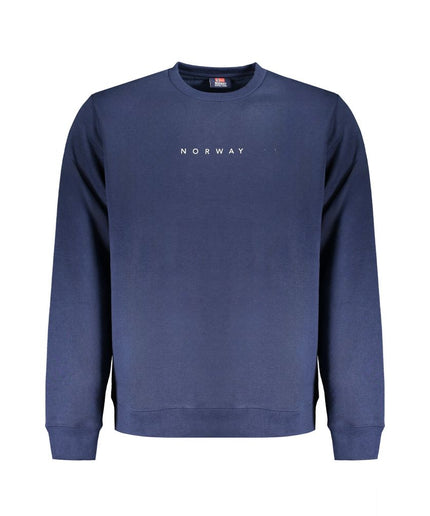 Norway 1963 Blue Cotton Men Sweater