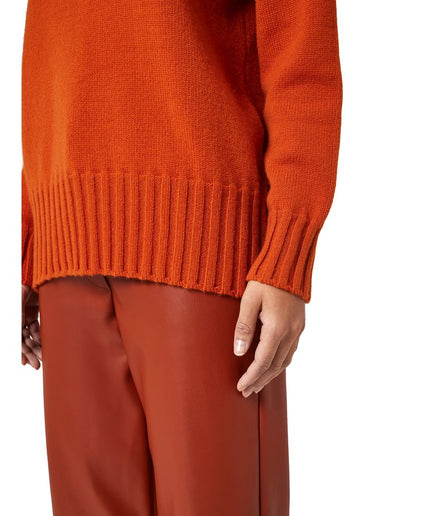 Alpha Studio Orange Cashmere Sweater