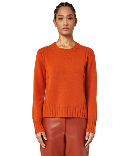 Alpha Studio Orange Cashmere Sweater