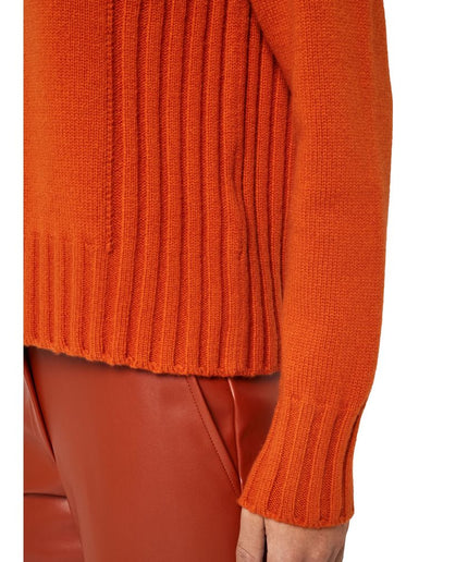 Alpha Studio Orange Cashmere Sweater