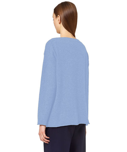 Alpha Studio Light Blue Cashmere Sweater