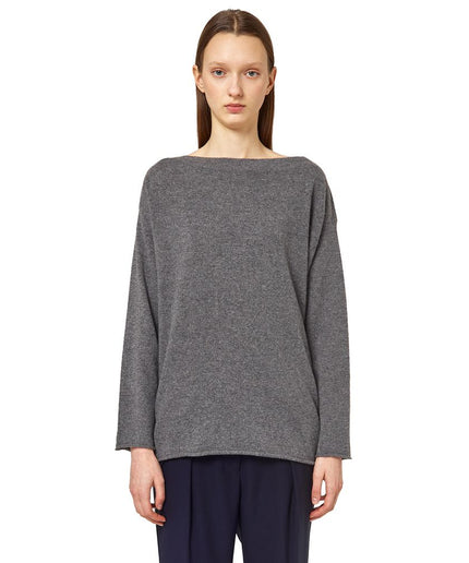 Alpha Studio Gray Cashmere Sweater