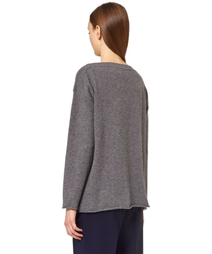 Alpha Studio Gray Cashmere Sweater