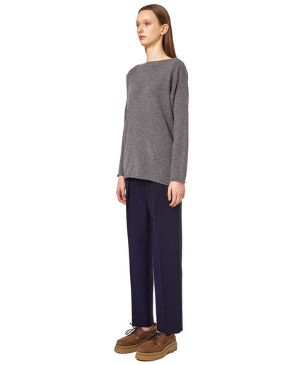 Alpha Studio Gray Cashmere Sweater