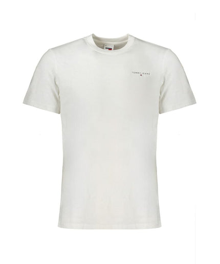 Tommy Hilfiger White Cotton Men T-Shirt