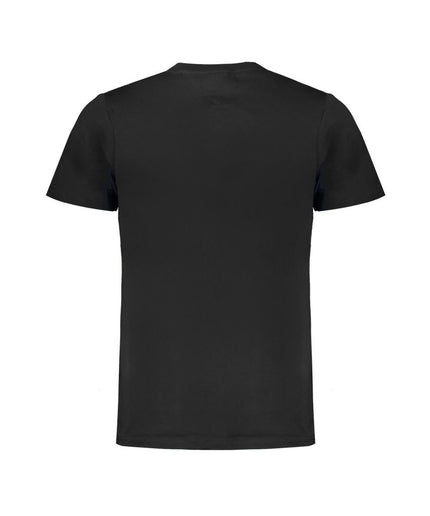 Tommy Hilfiger Black Cotton Men T-Shirt